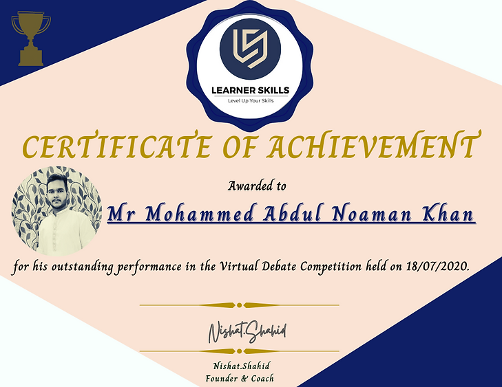 Mr. Abdul Noaman Khan