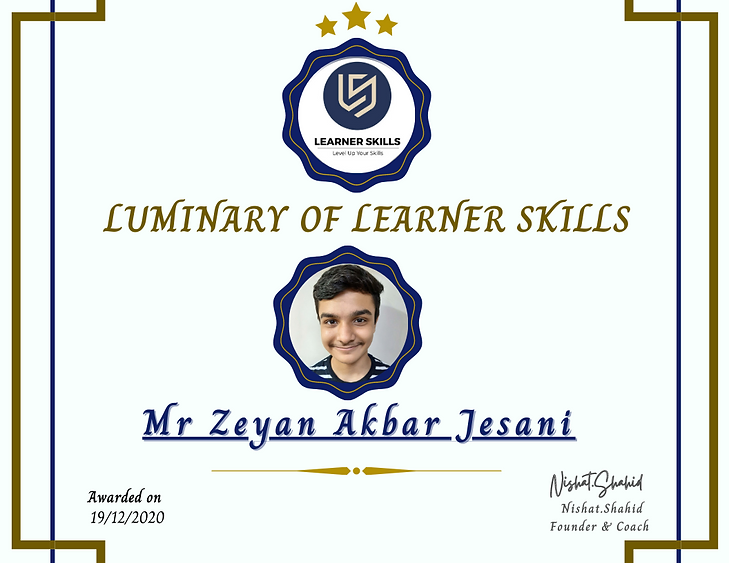 Mr. Zayan Akbar Jesani